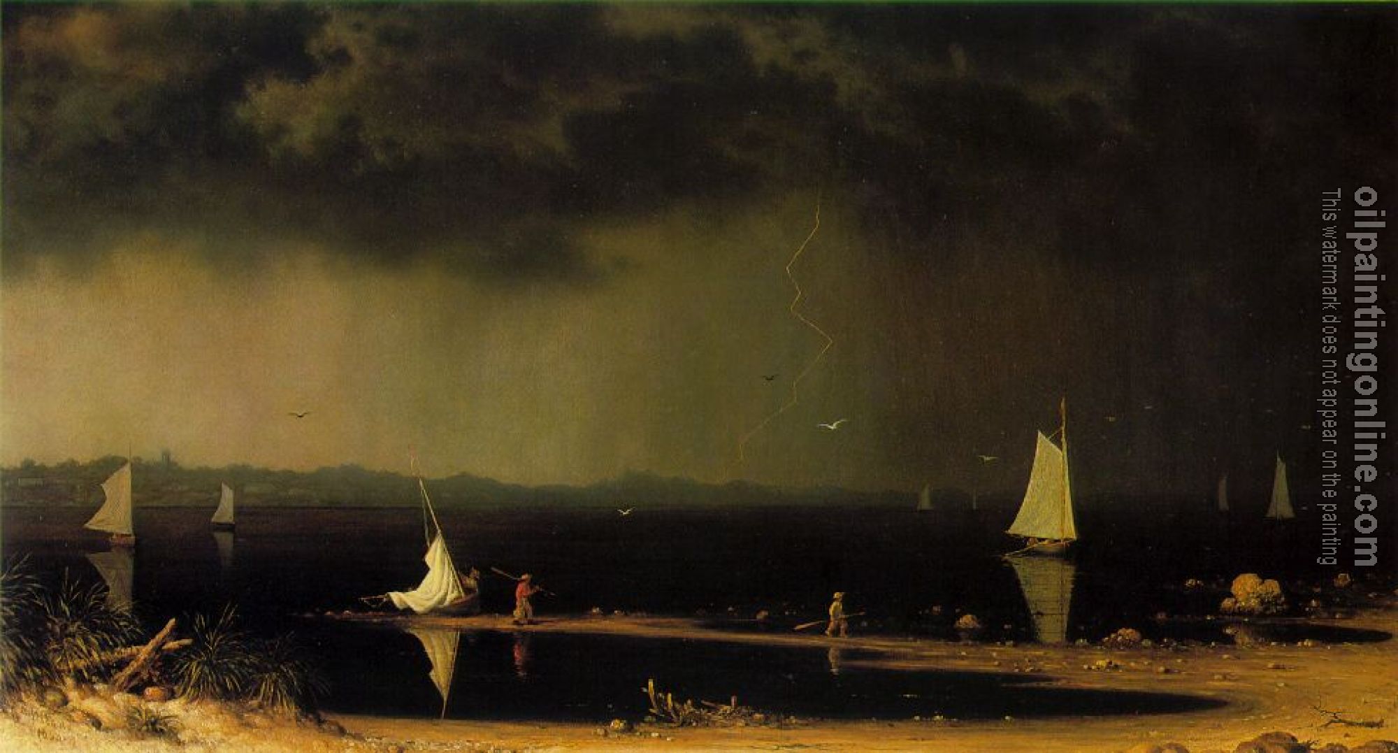 Heade, Martin Johnson - Thunder Storm on Narragansett Bay